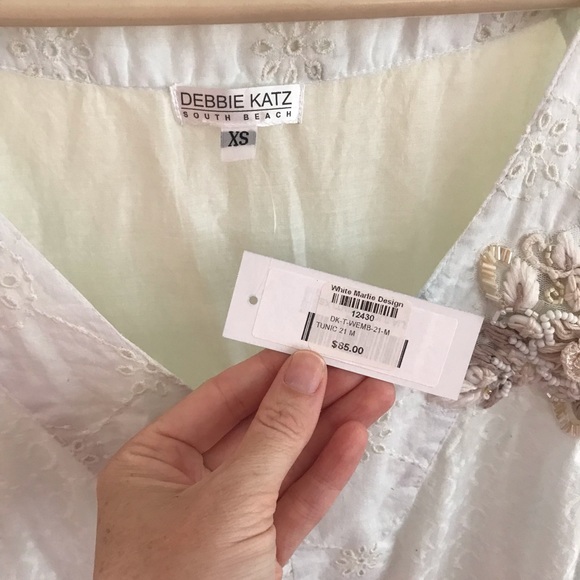 NWT XS Debbie Katz Beach Cover Up - Picture 2 of 3